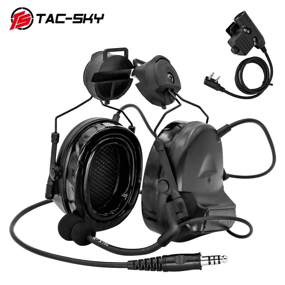 Tactical Headset Comta II Noise Reduction Ear Defender for Airsoft Activities