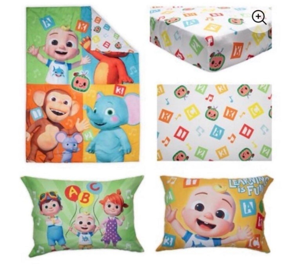 CoComelon Toddler Bedding Set