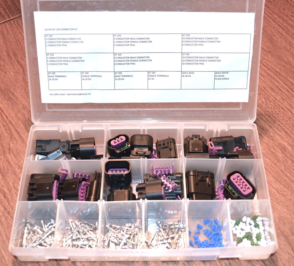 DELPHI GT 150 SERIES CONNECTOR STARTER KIT #2  METRIPACK 460 PCS