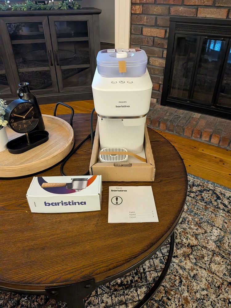 Philips Baristina Automatic Espresso Machine: Model BAR320, White (New)
