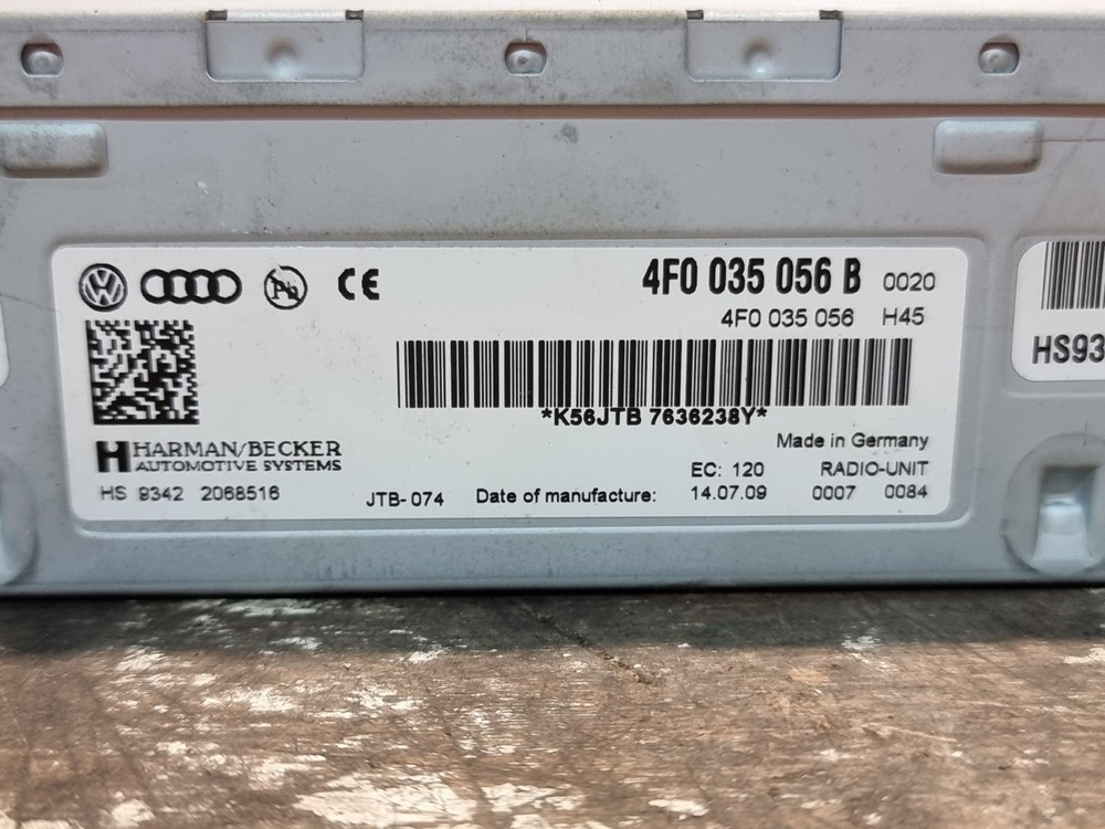 Audi A5 Multimedia Head & Sat Nav Display Screen &Tuner Receiver Module 2009 OEM