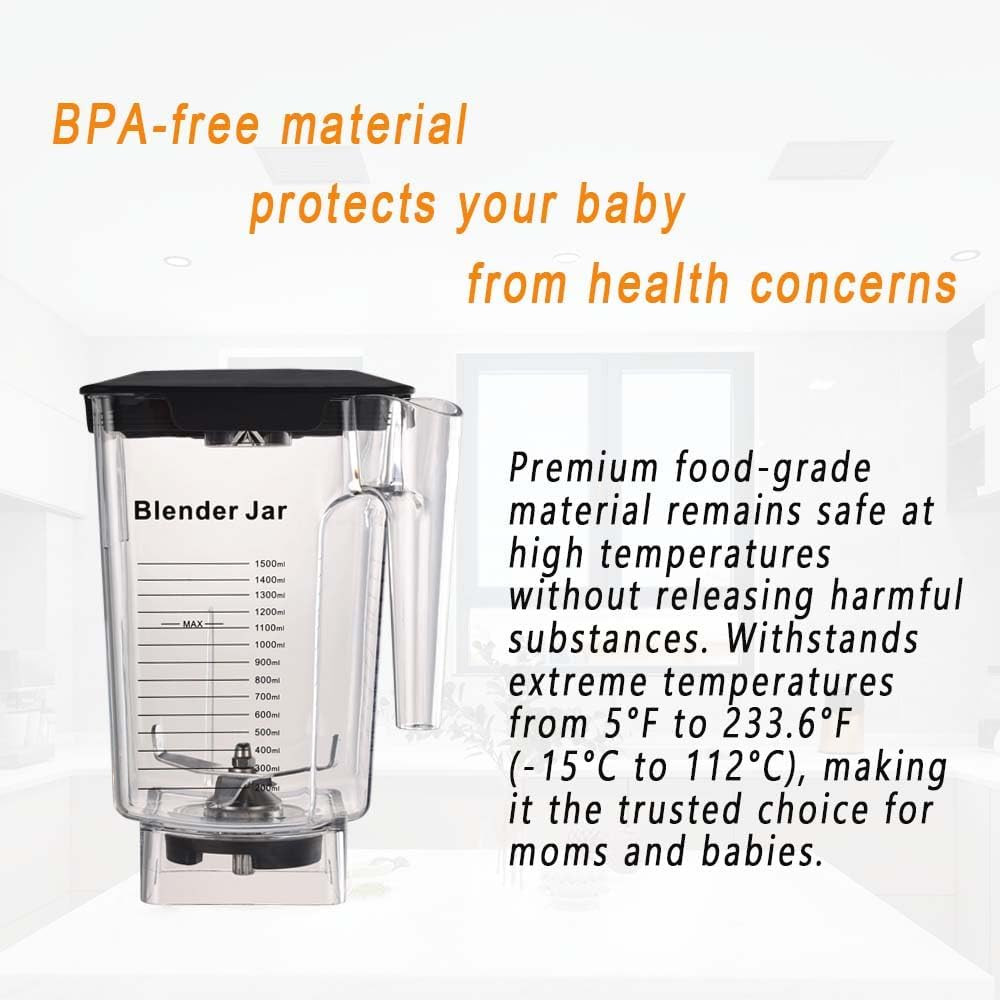 Blendtec Wildside Plus 90 Oz Jar Replacement Compatible Blender Container