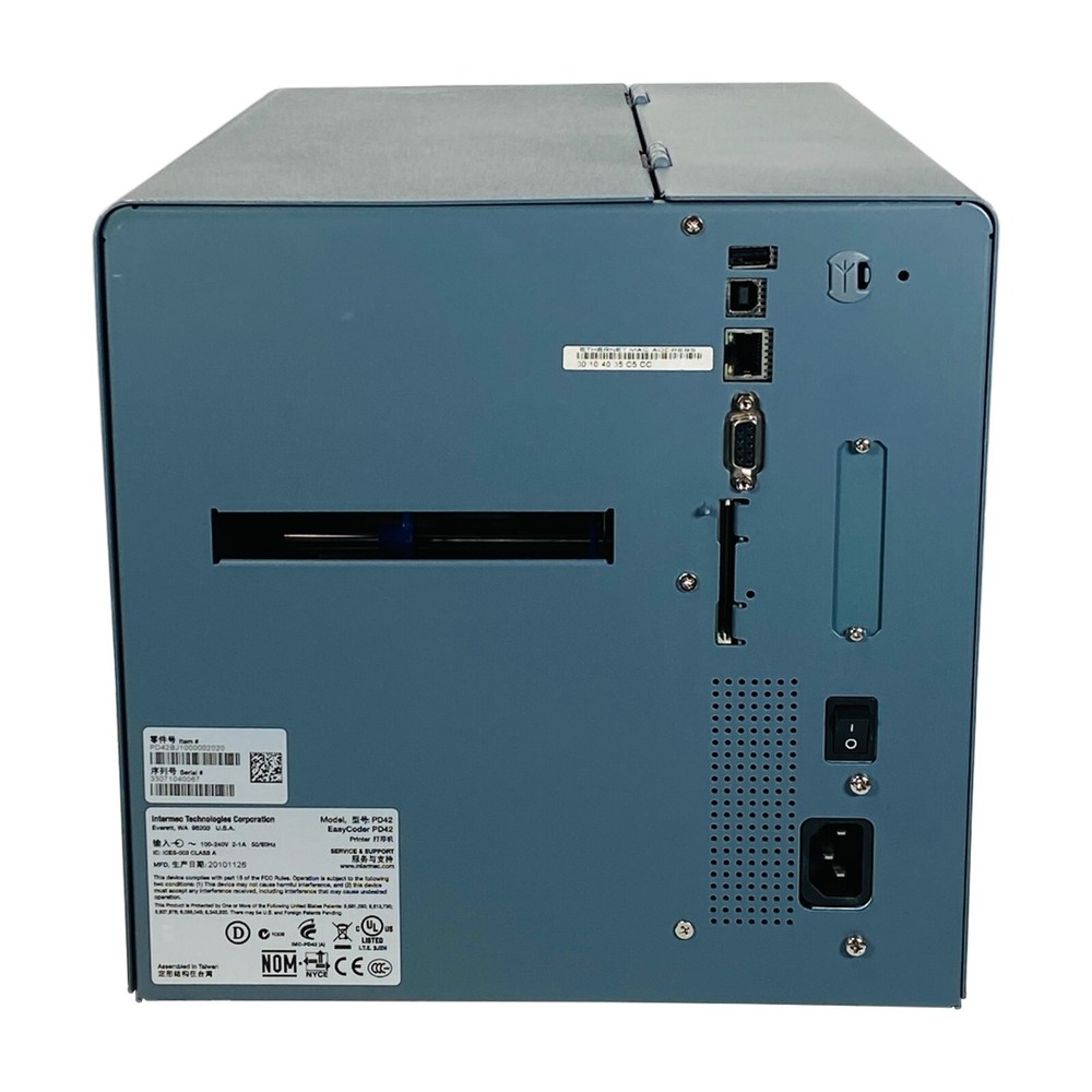 TESTED Intermec EasyCoder PD42 Thermal Transfer Label Printer USB LAN Serial