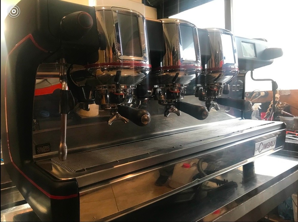 La Cimbali serviced 3 group multi boiler professional espresso machine
