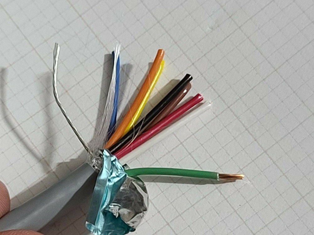 Carol E2038S 18/8C Shielded Security/Communications Cable Riser Gray /50ft