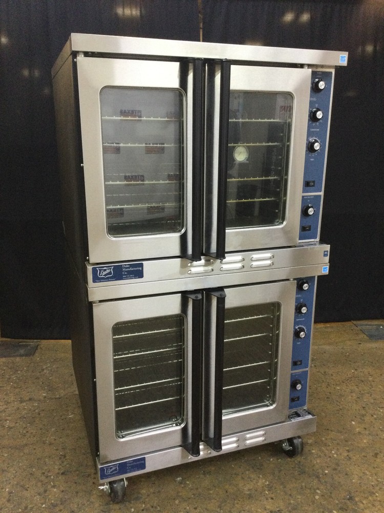 Duke E101-GV Gas Double Stack Convection Full size Oven With Casters