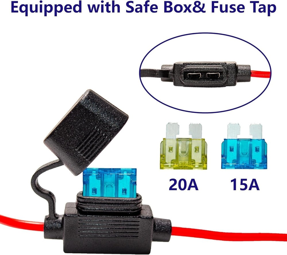 Charger Cable SAE to O Ring Terminal Quick Disconnect Harness