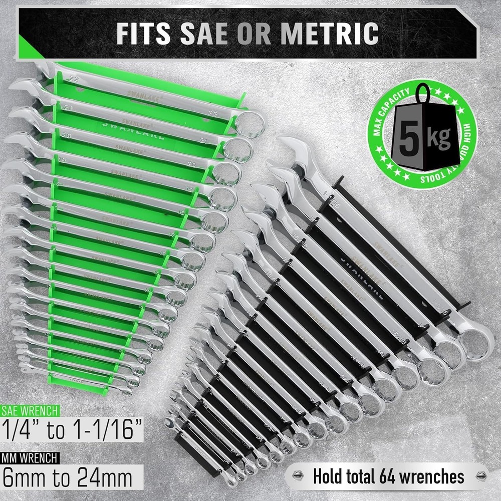 Magnetic Socket Holder & Wrench Organizer