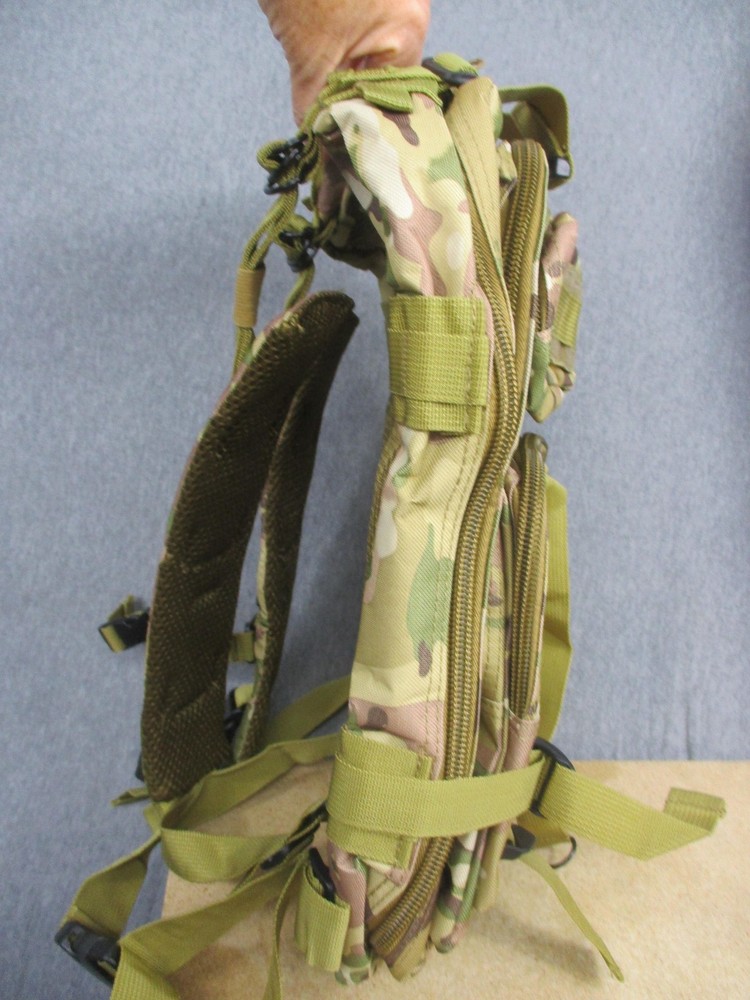 Tactical MOLLE Multicam Assault Backpack Daypack Multi-Compartment Hiking Gear
