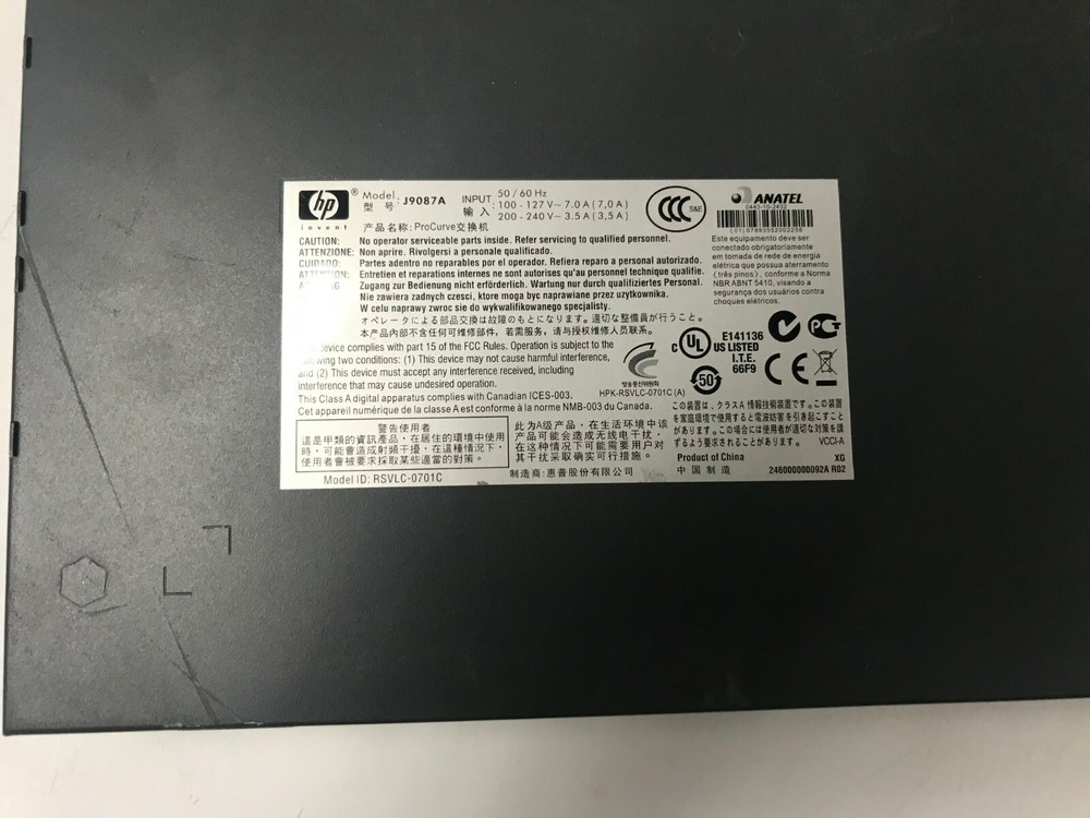 HP ProCurve J9087A Ethernet Switch
