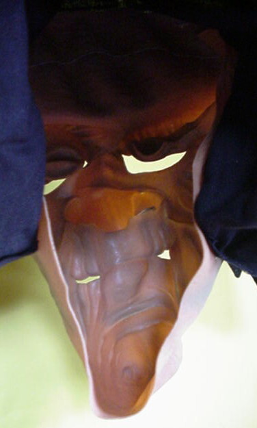 Witch Hag Halloween Mask Vintage NEW with tags