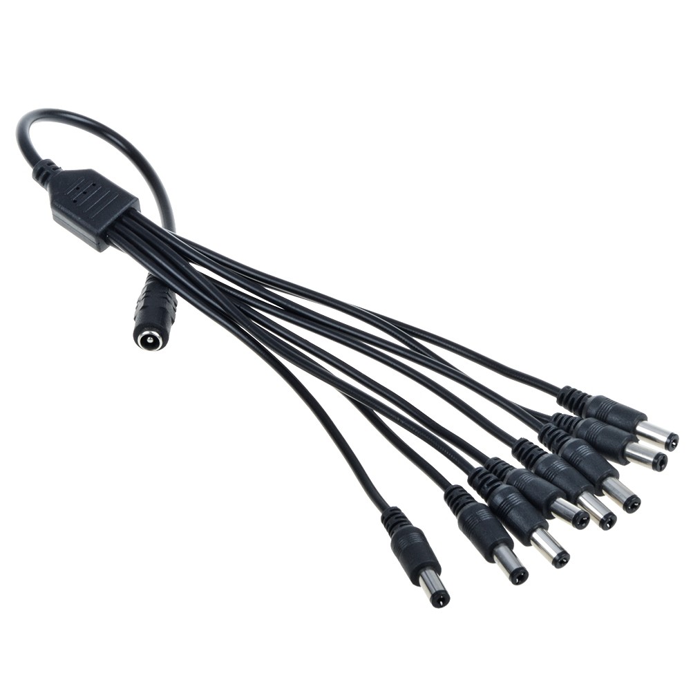 DC 12V 10A Power Supply Adapter +8 Split Power Cable for CCTV Security Camera DV