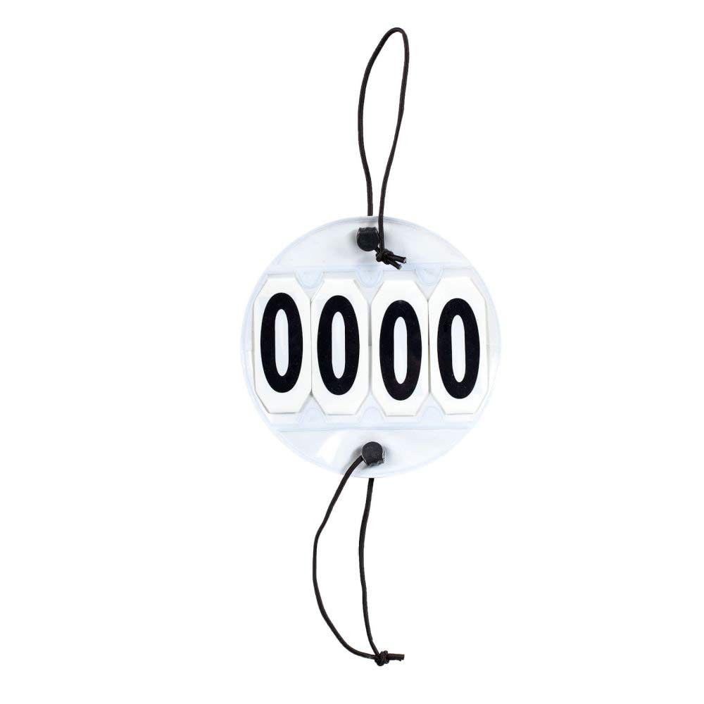 Horze 4 Digit Starting Numbers - Black/White - One Size