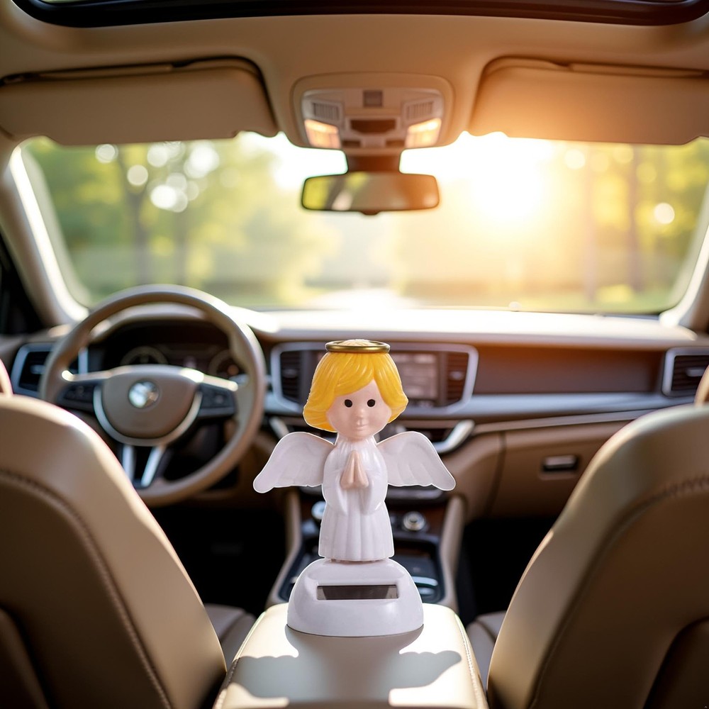 White Solar Powered Dancing,Angel Dancing Figures,Solar