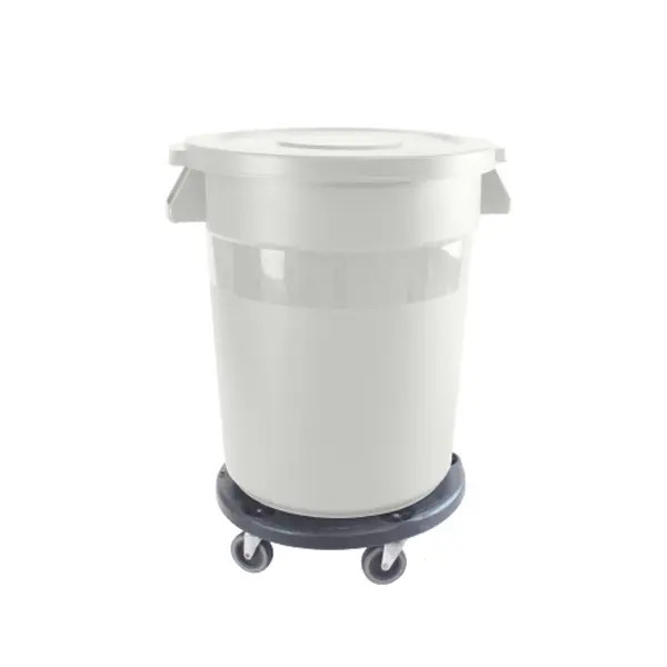 Thunder Group PLTC020WL Plastic Round Trash Can Lid - White