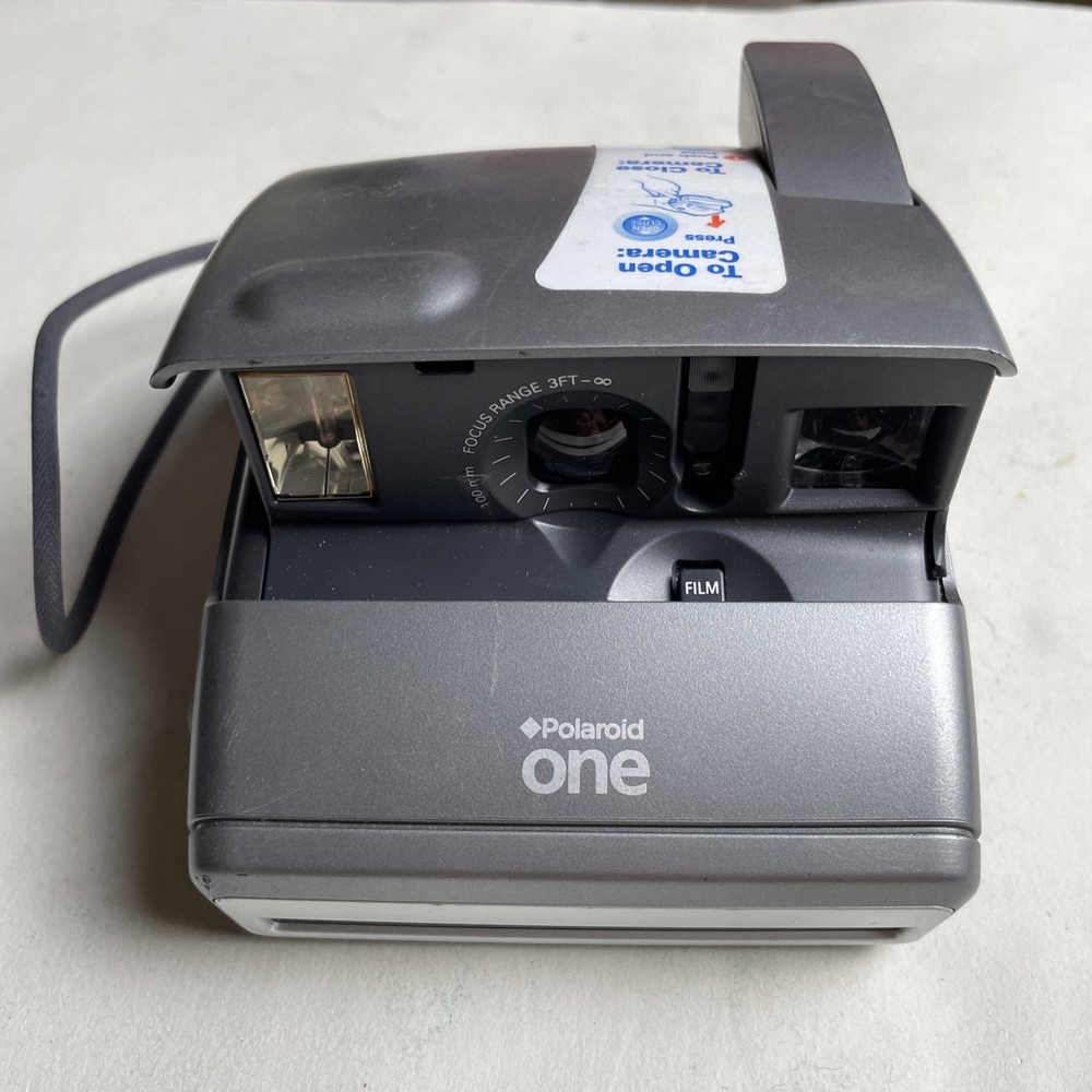Vintage Polaroid One Folding Film Camera Grey UNTESTED