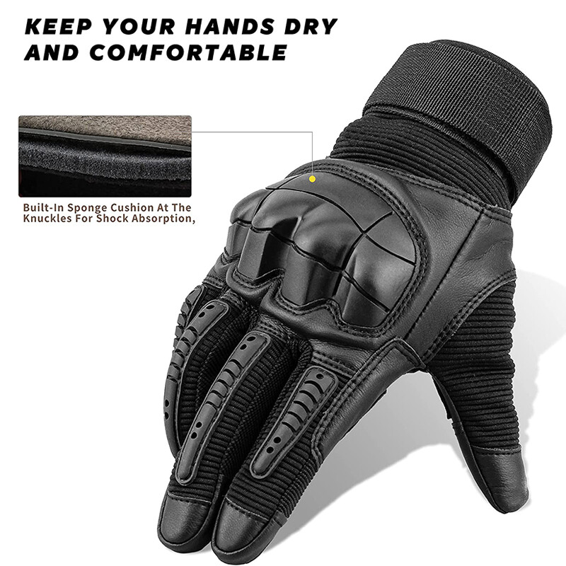 Safety Work Gloves Touch Screen Knuckle Protection for Construction Garden