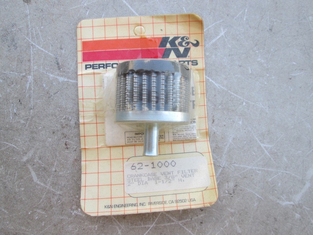 Harley-Davidson K&N Crankcase Vent Filter Shovelhead FLH FXE FXS New