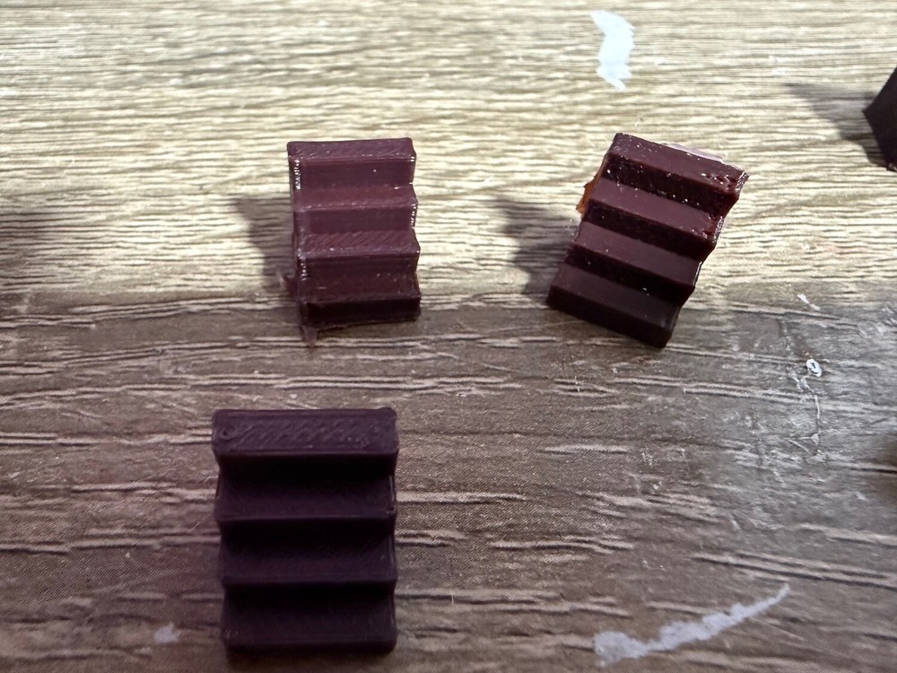 N Scale Steps for Use with Buildings Platforms and Structures -Four .25" Square