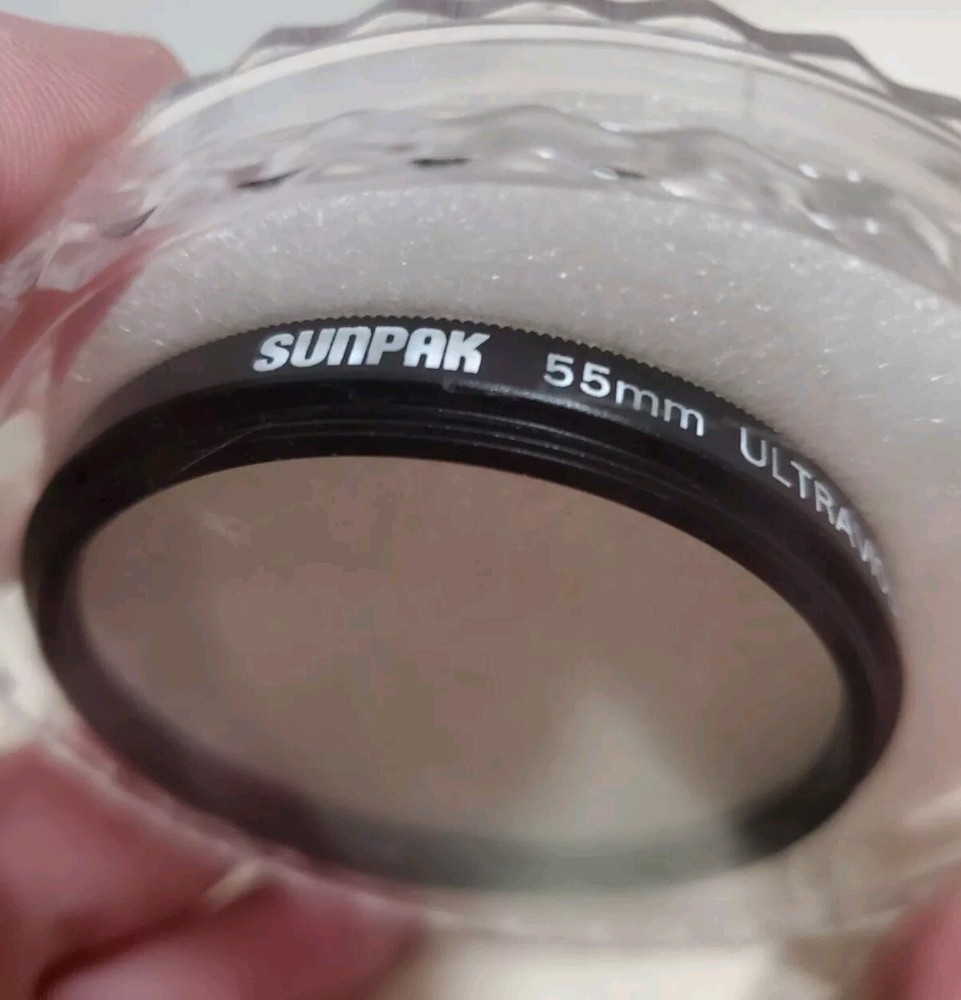Sunpak 55mm Ultraviolet Lens W Case