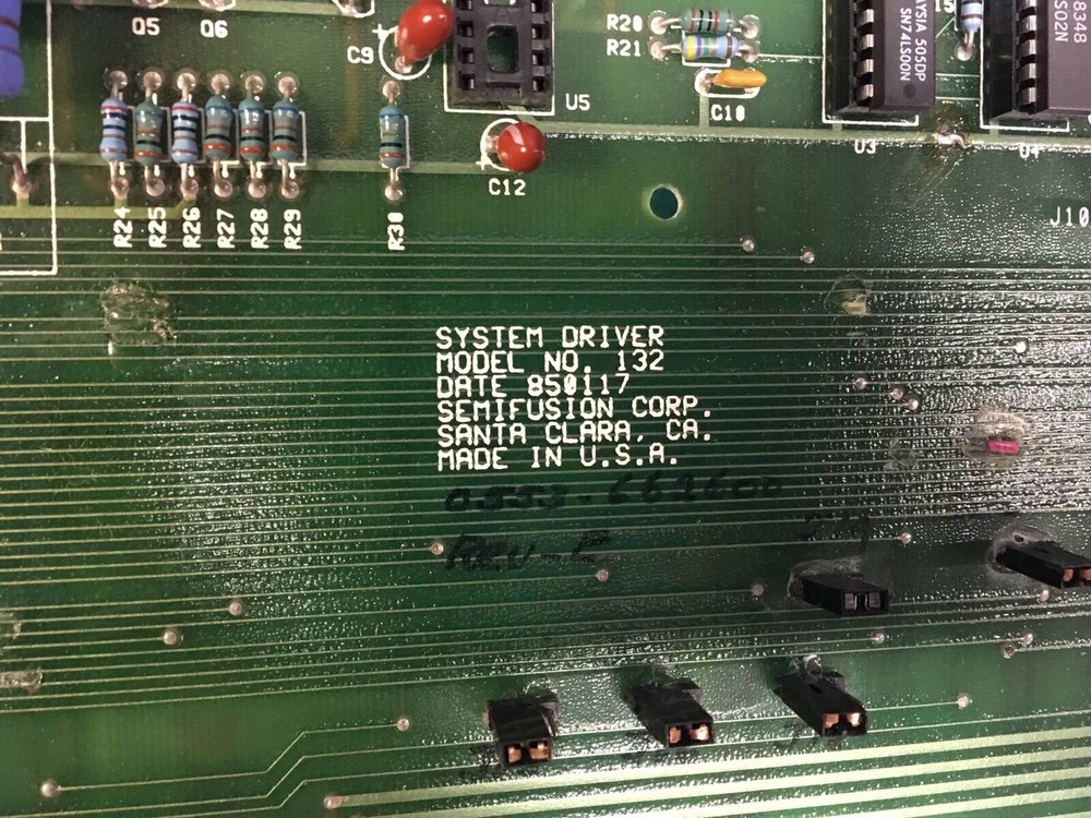 Semifusion corp System Driver # 132 board