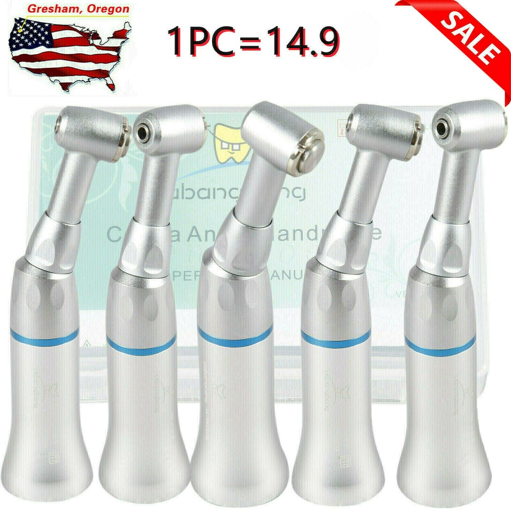NSK Style Dental Slow Low Speed Contra Angle Handpiece Push Button Attach E-Type