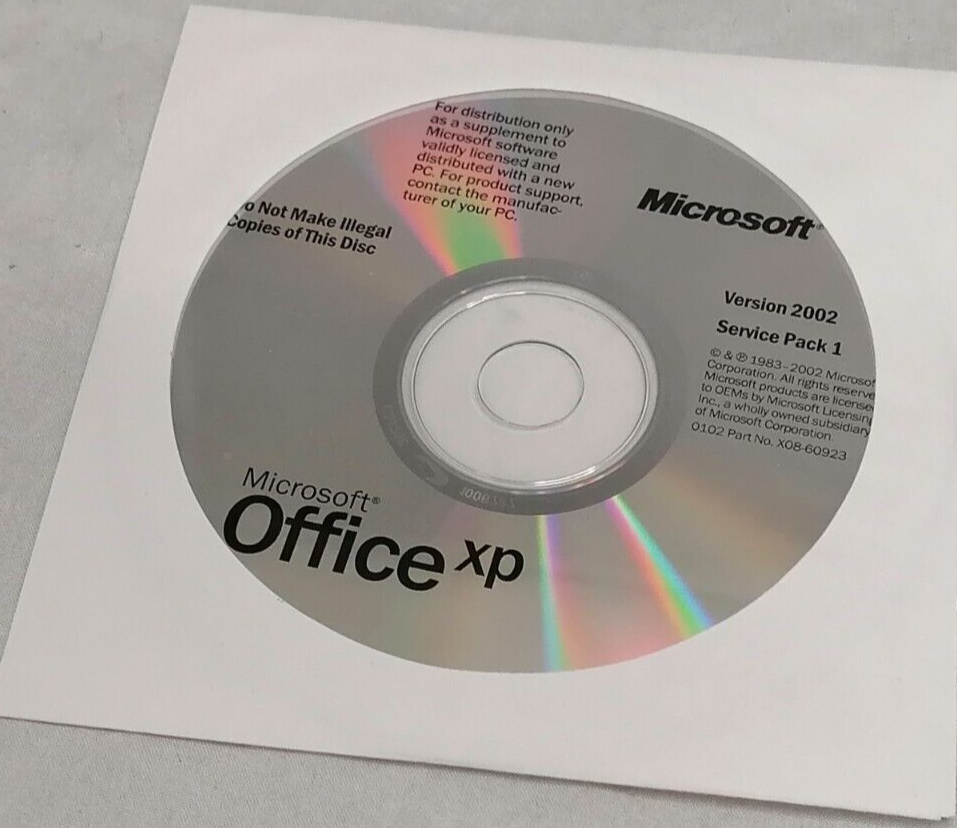 Microsoft Office XP Service Pack 1 CD /Interactive Training/ Media Content Discs