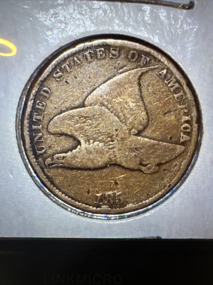 185 Fly Eagle Small Cent Error With Missing Letter In Date