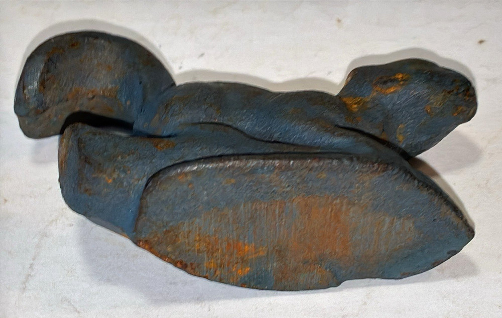 Vintage John Wright Heavy Cast Iron Squirrel / Chipmunk Bottle Opener