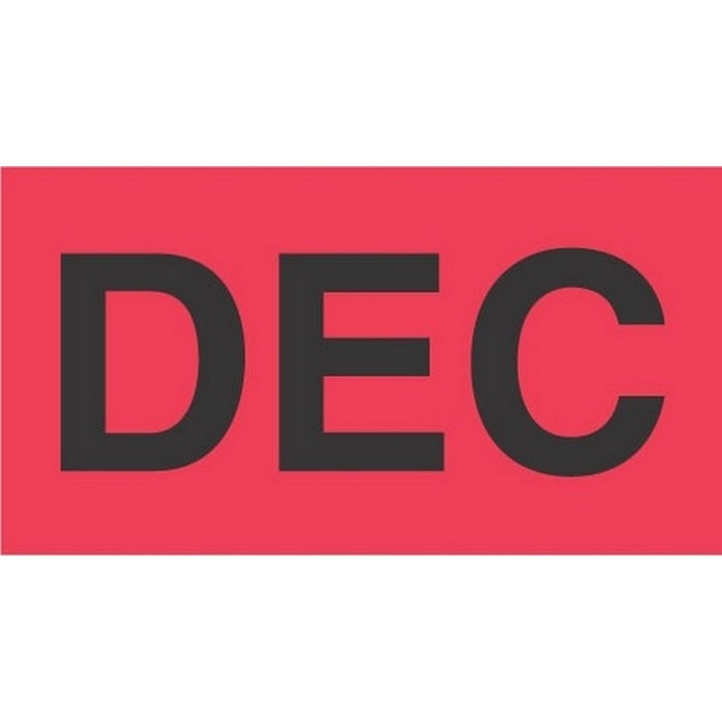 2" x 3" December Labels (500 per Roll)