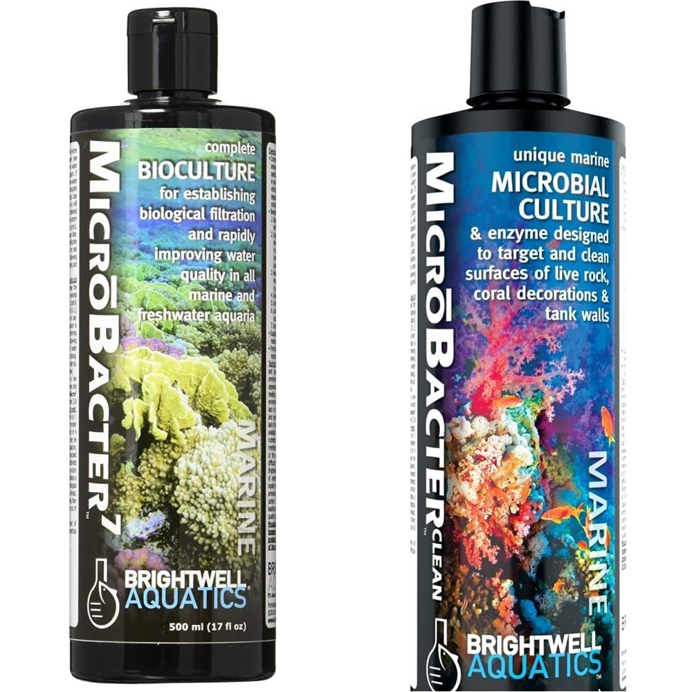Brightwell Aquatics MicroBacter7 & Clean - Bacteria Water Conditioner Bundle