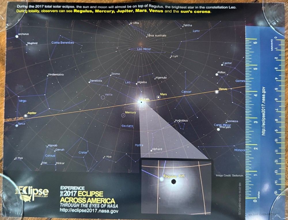 NASA bundle 7 pieces 2017 Eclipse, original NEW!