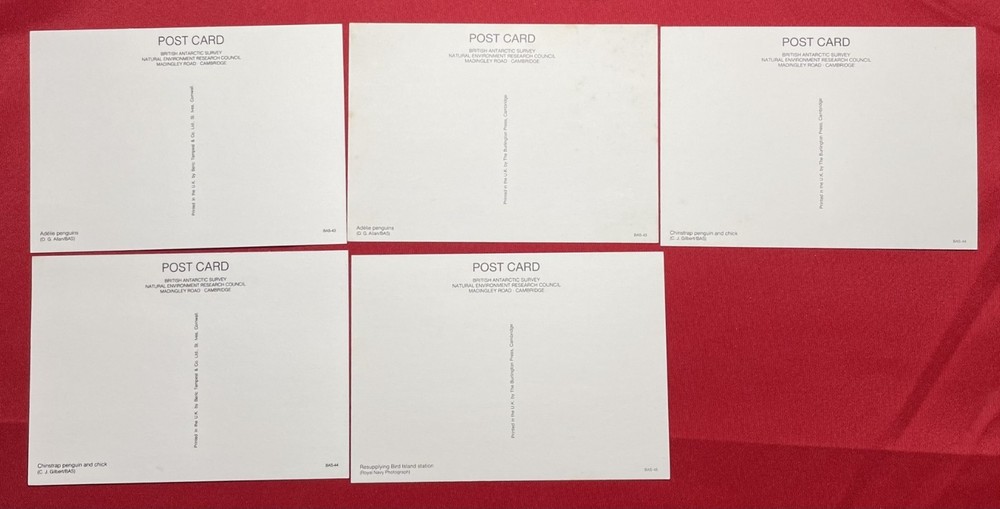 56 x British Antarctic Territory BAS Postcards