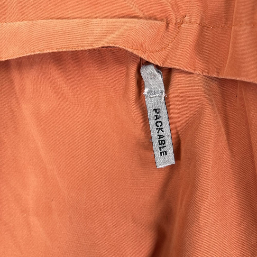 ING Financial Golf Pullover Mens Medium Orange Weatherproof Brand