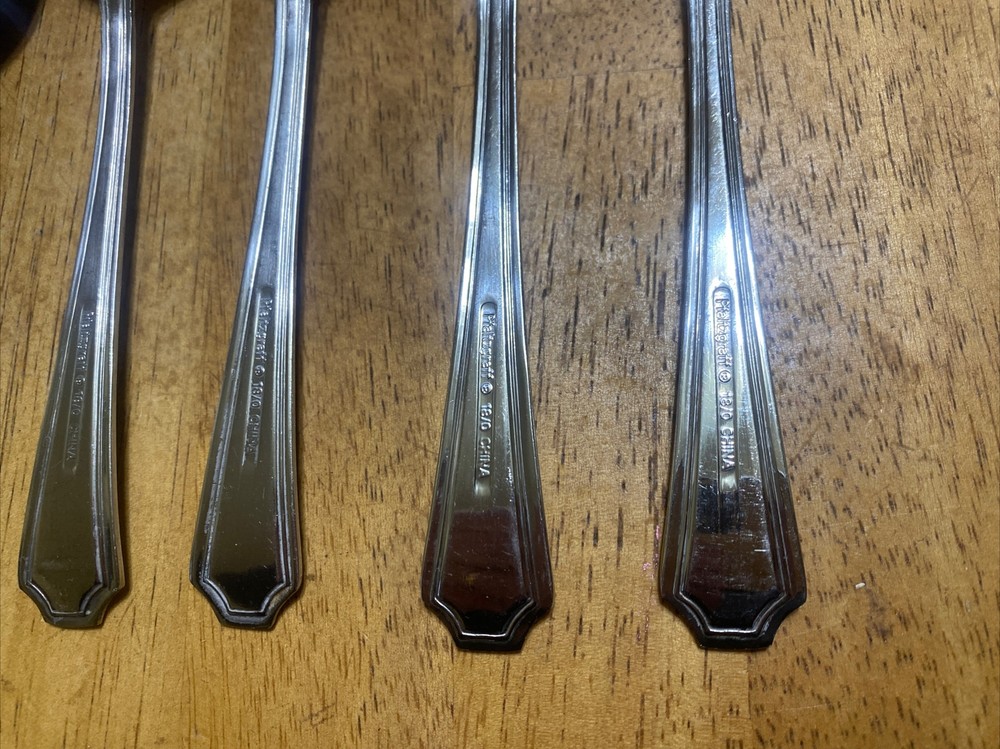 7 Pieces Pfalzgraff 18/10 Stainless Steel Flatware Unknown Pattern