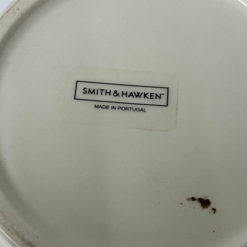 Smith & Hawken Portugal Ivory Ceramic Cachepot