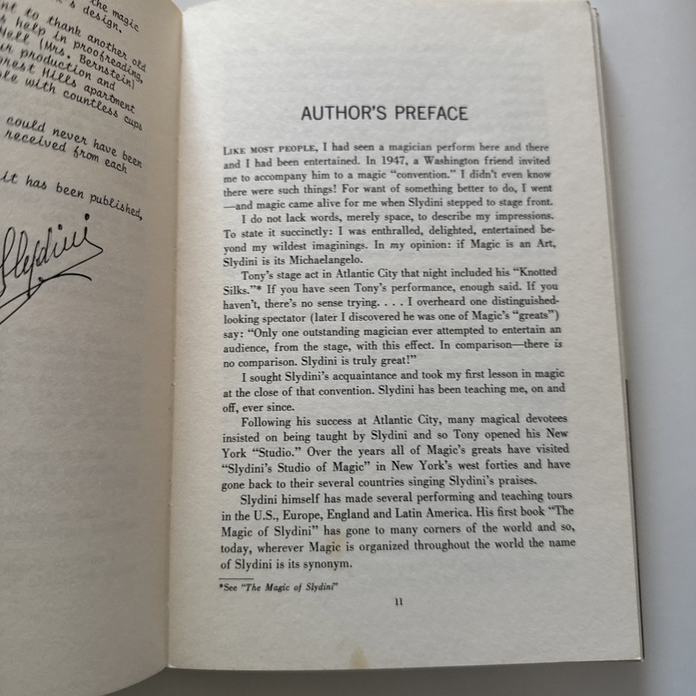 SLYDINI ENCORES by Leon Nathanson. OOP. Rare Signed