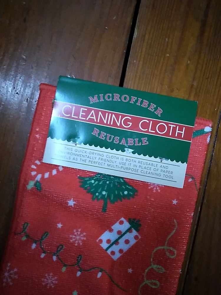 Cleaning Cloth - MicroFiber - Christmas Themed