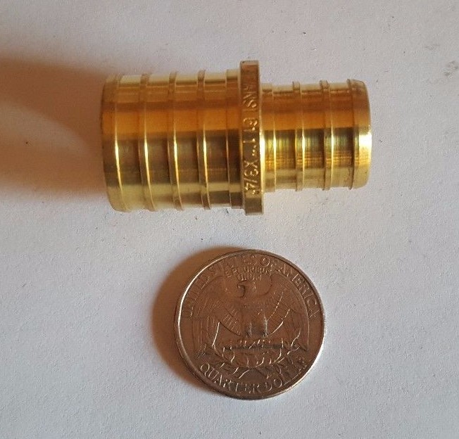 10 Pcs. XFITTING 1" x 3/4" Pex Coupling, Pex Reducing Coupling 26-4-8=10