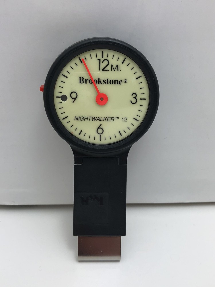 BROOKSTONE- NIGHTWALKER 12 Pedometer Step Counter
