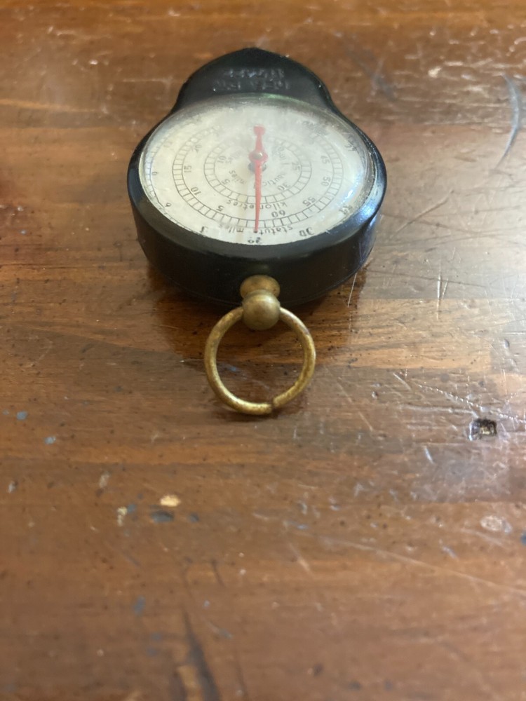 Vtg. Fedtro Map Measuring Tool + Compass (Opisometer)