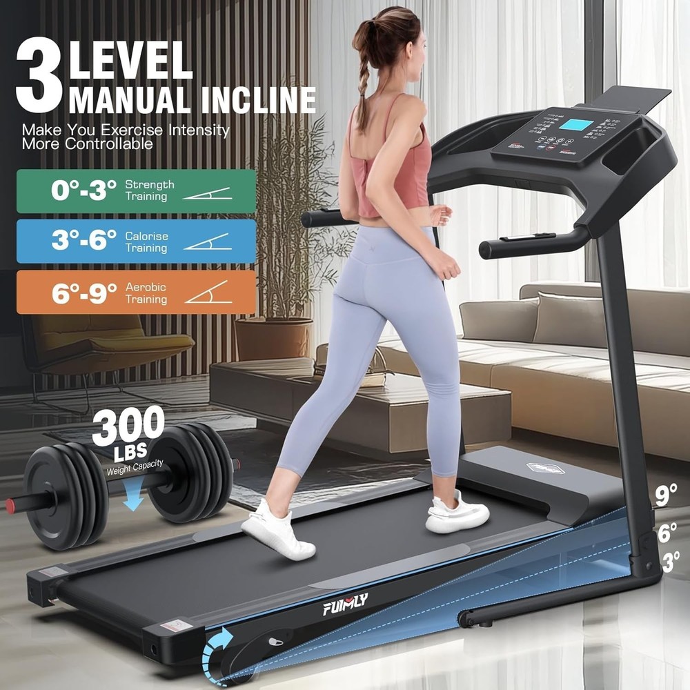 Multifunctional Treadmill Powerful Yet Quiet Performance 3.5HP Treadmill Machine