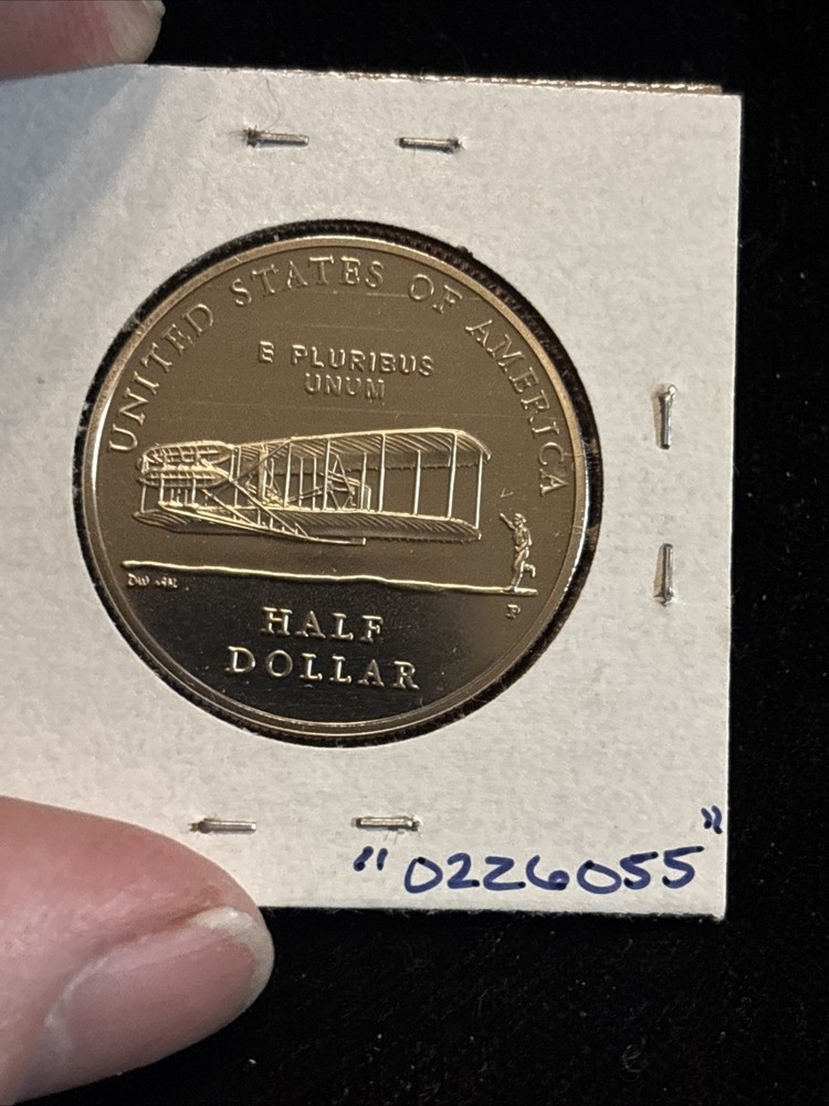 2003 First Flight Half Dollar “0226055” Proof Wright Monument 50c