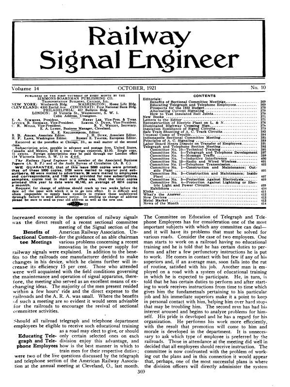 RAILWAY SIGNAL ENGINEER Magazine 95 Select Issue Collection On USB Flash Drive