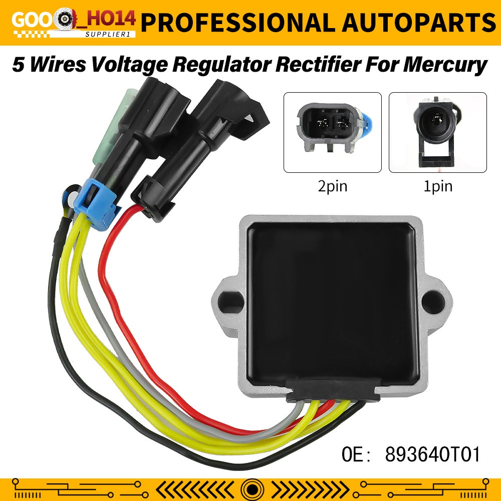 893640001 Voltage Regulator Rectifier - Compatible with Mercury 25-60HP 4-Stroke