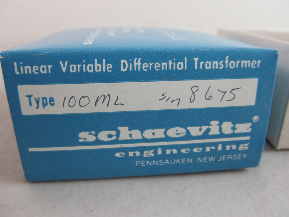 SCHAEVITZ ENGINEERING LINEAR VARIABLE DIFFERENTIAL TRANSFORMER TYP 100ML