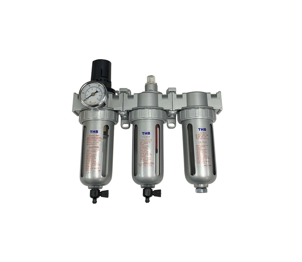 1/2" COMPRESSED AIR FILTER REGULATOR / DESICCANT DRYER / COALESCING FILTER