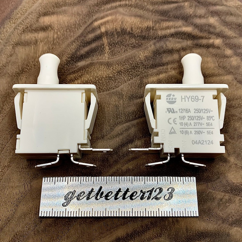 2pcs KEDU HY69-7 button Push-pull emergency stop switch For electrical tools