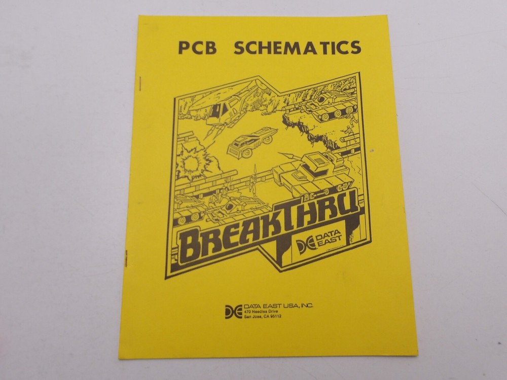 Data East: Breakthru- PCB Schematics