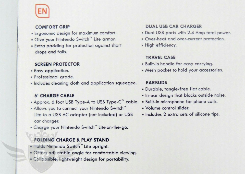 DreamGEAR Starter Kit Lite for Nintendo Switch Lite - Case and more